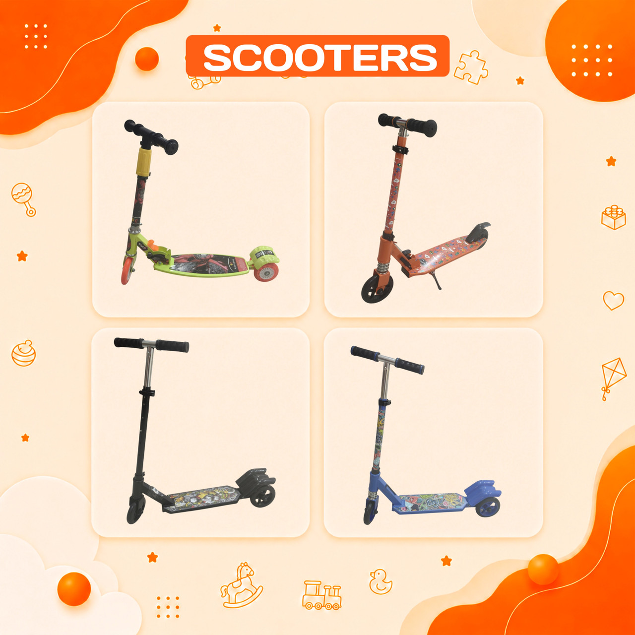 Skating Scooters wholesale products – STR Trade India